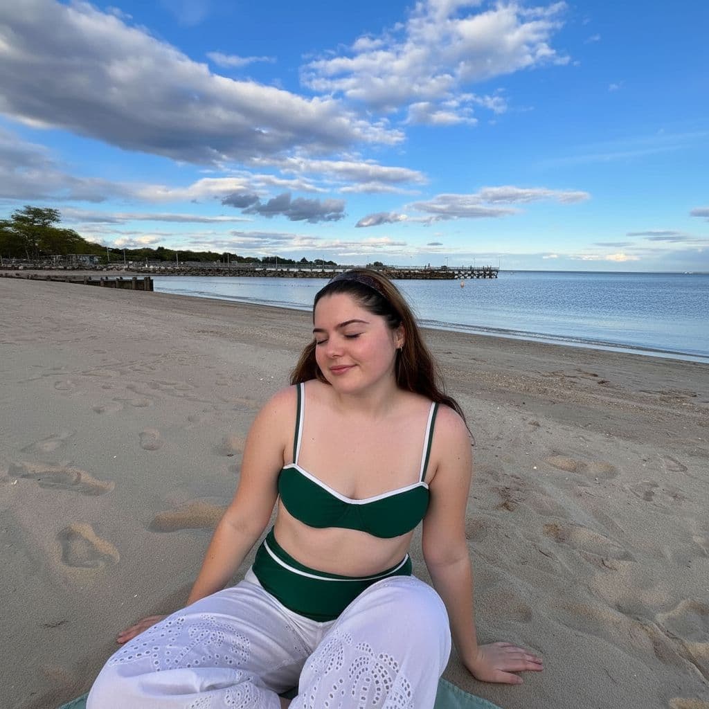 AI generated: in a bikini