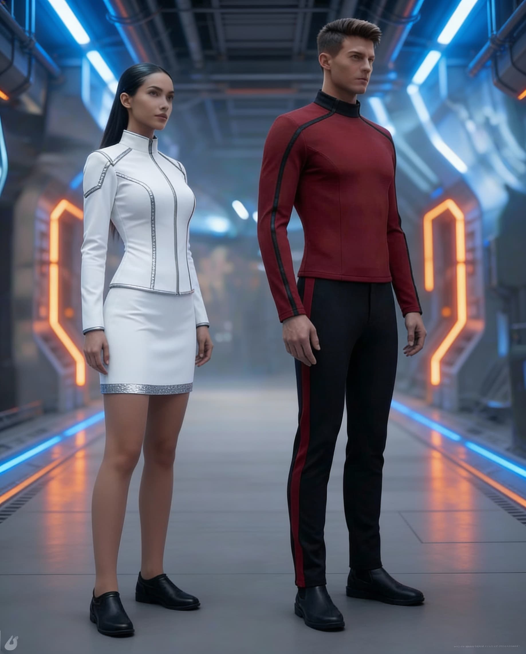 AI generated: Create Sci-Fi images. Recruitment Images for the Galaxial Vora’di Universal Academia and the Galaxia...