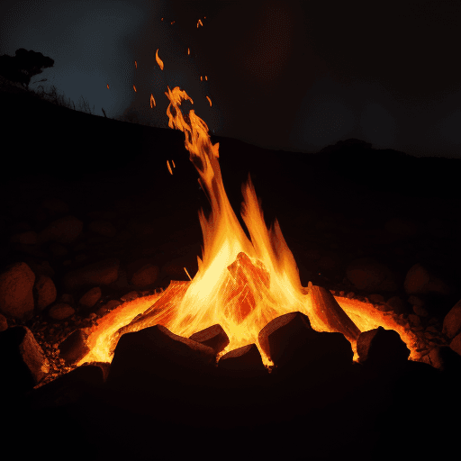 AI generated: fogo do inferno
