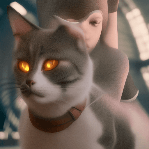 AI generated: cat woman, 4k, hyper realistic, focused, extreme details, unreal engine 5, cinematic, masterpiece, a...