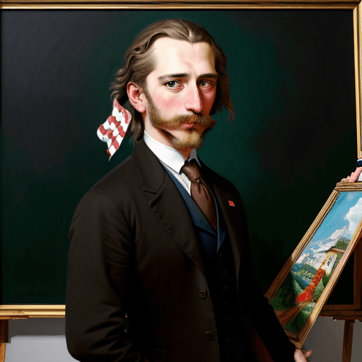 AI generated: Austrian painter who got kicked out of art school and then pursued a career in politics