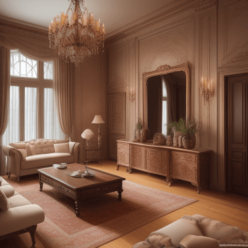 AI generated: High resolution photography interior design