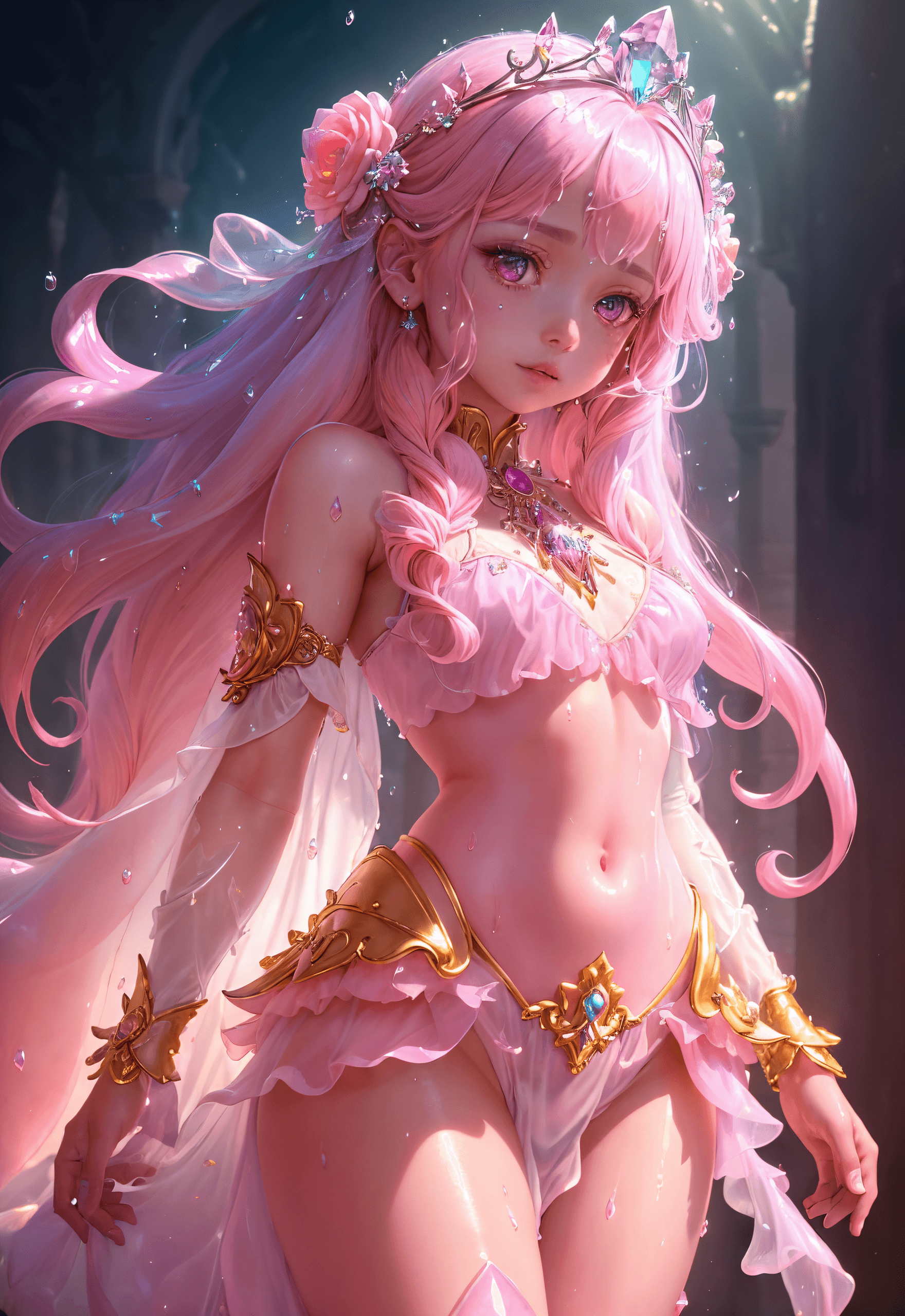 AI generated: (masterpiece, best quality, absurdres, high resolution, extremely detailed CG:1.2), illustration, so...