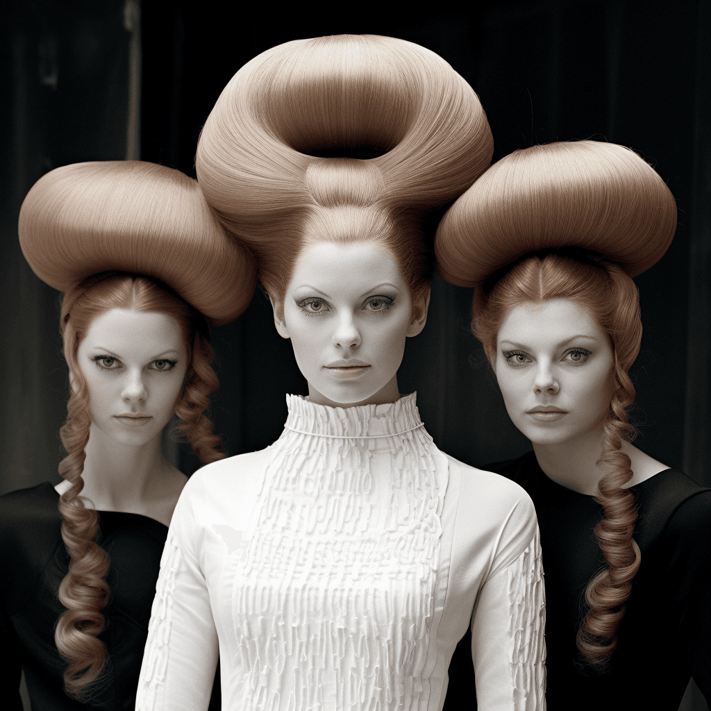 AI generated: future fashion, hair styles