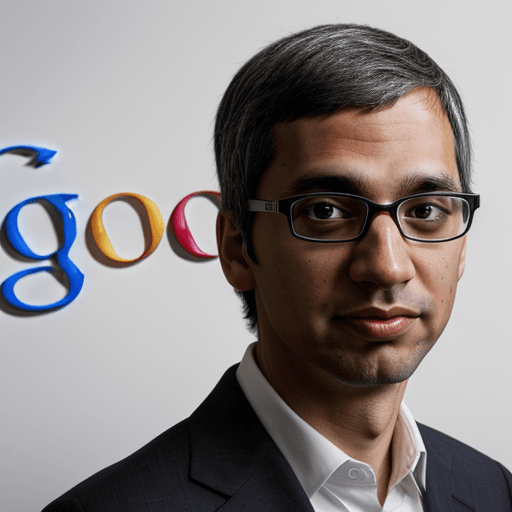 AI generated: Portrait of the CEO of Google