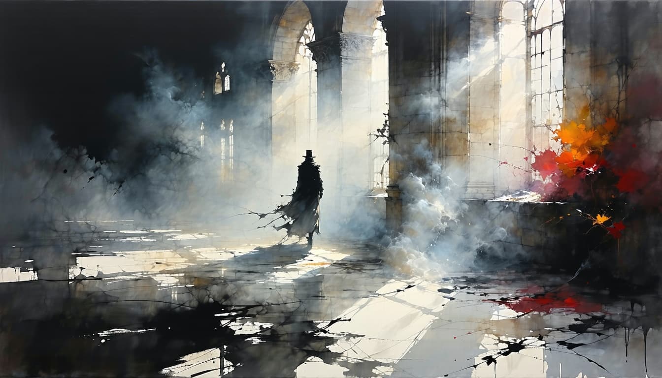 AI generated: Anders Zorn + John Singer Sargent + Gothic Romanticism, where Zorn's limited palette mastery creates...