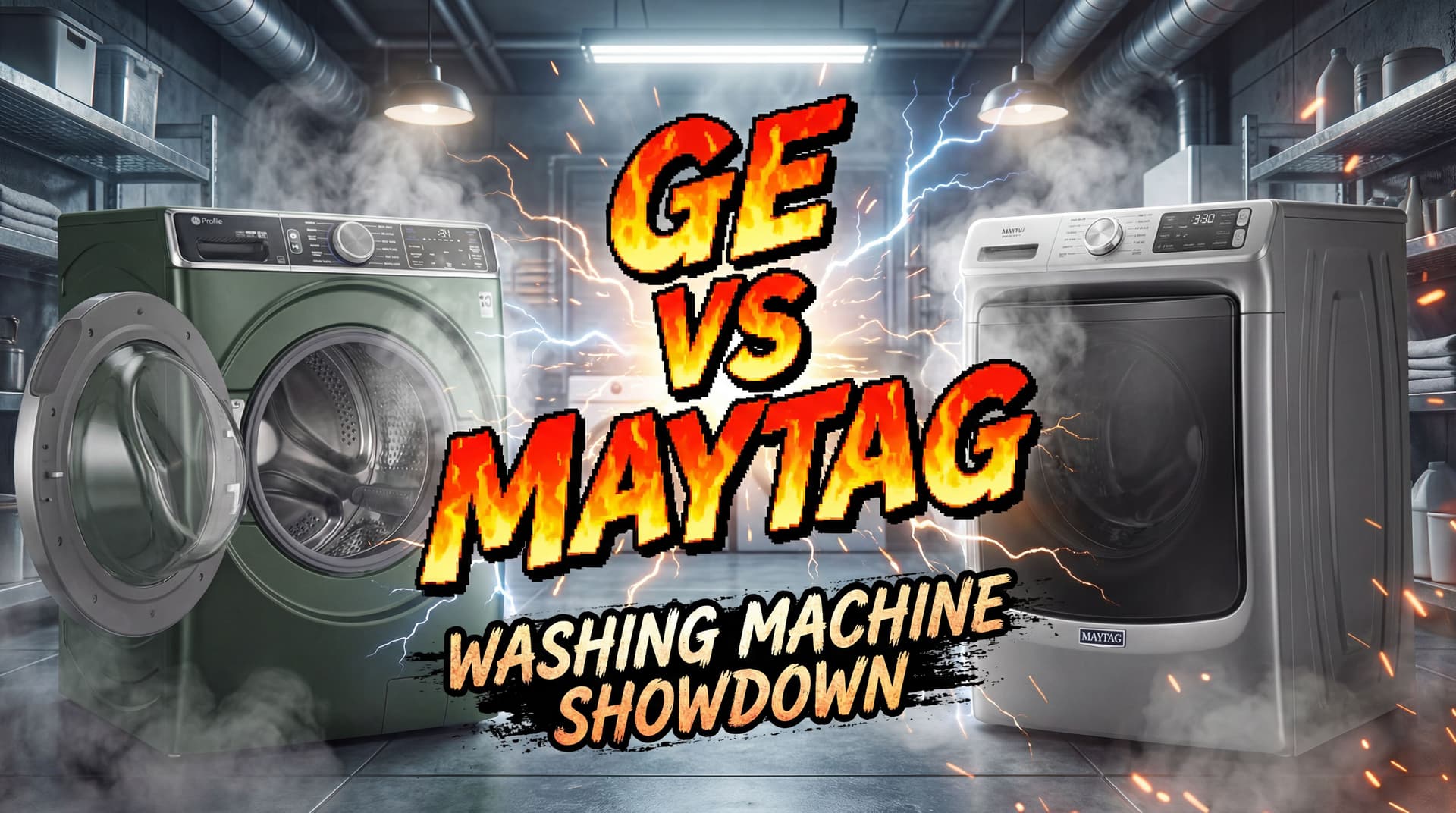 AI generated: Create a highly engaging youtube thumbnail for appliance brand retailer channel. Make is stand out, ...