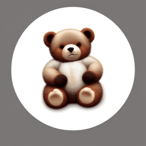 AI generated: sticker, cute baby bear, professional, 12k