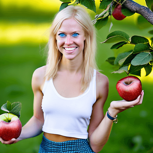 AI generated: girl, early 20s, fit and proportionate. blonde mid-length hair, blue eyes, light freckles. dressed e...