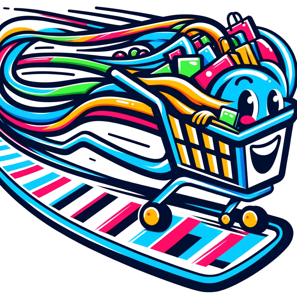 AI generated: Create a logo that embodies a dynamic and energetic character that goes on train railings. The logo ...