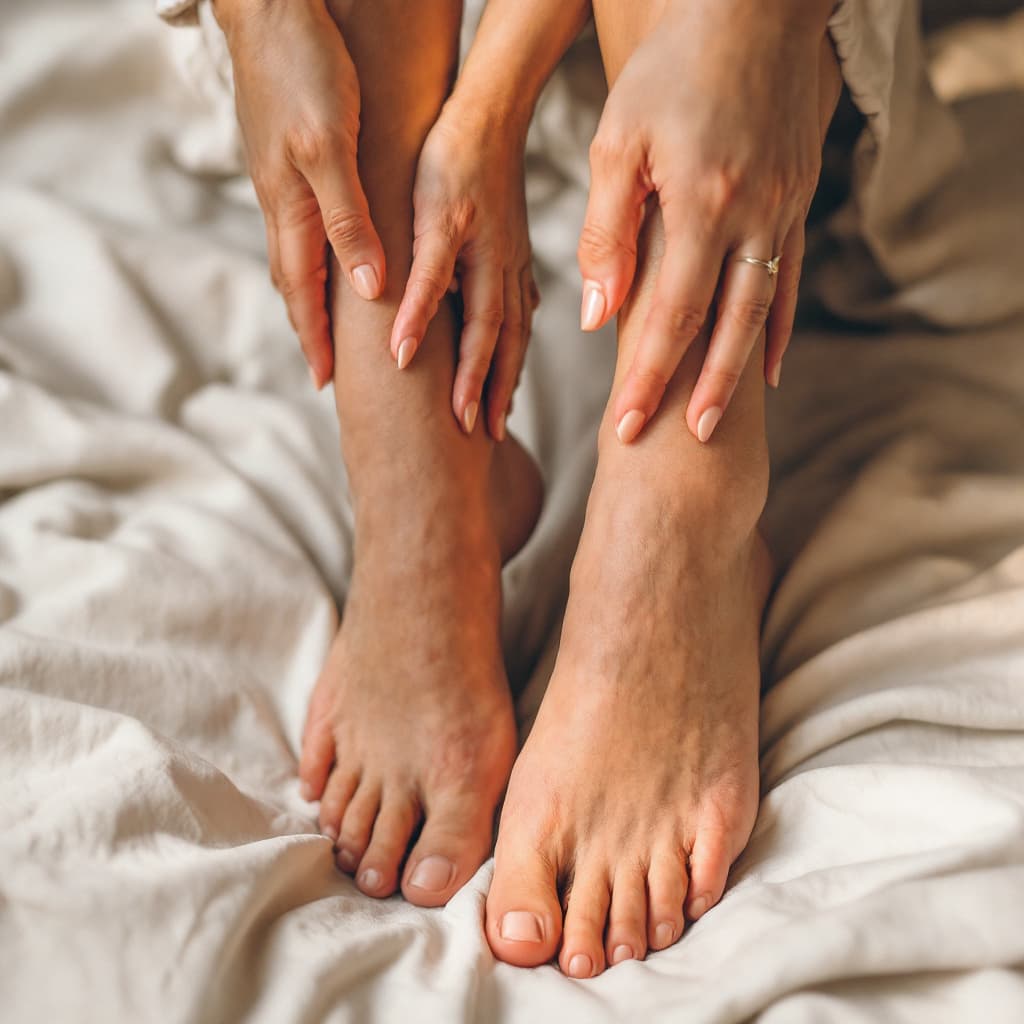 AI generated: A girl showing her soles