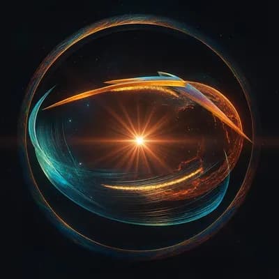 AI generated video: Begin in absolute darkness—silent, infinite black space.

A faint distant star appears at center scr...