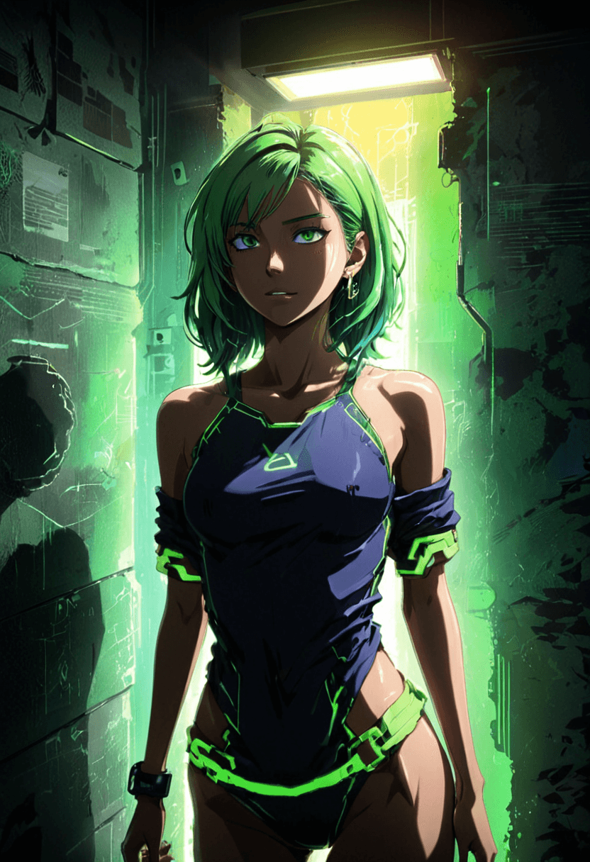 AI generated: anime artwork <lora:xl_more_art-full_v1:1>,<lora:DreamARTSDXL:1>,An abstract digital art piece showi...
