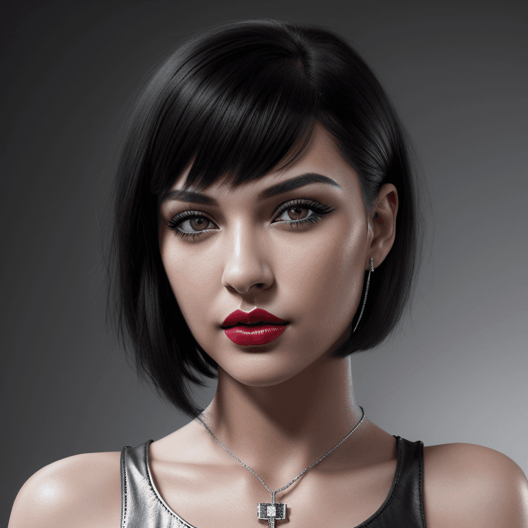 AI generated: hyper realistic headshot photo of a beautiful  american young girl, very beautiful, slim, skinny, th...