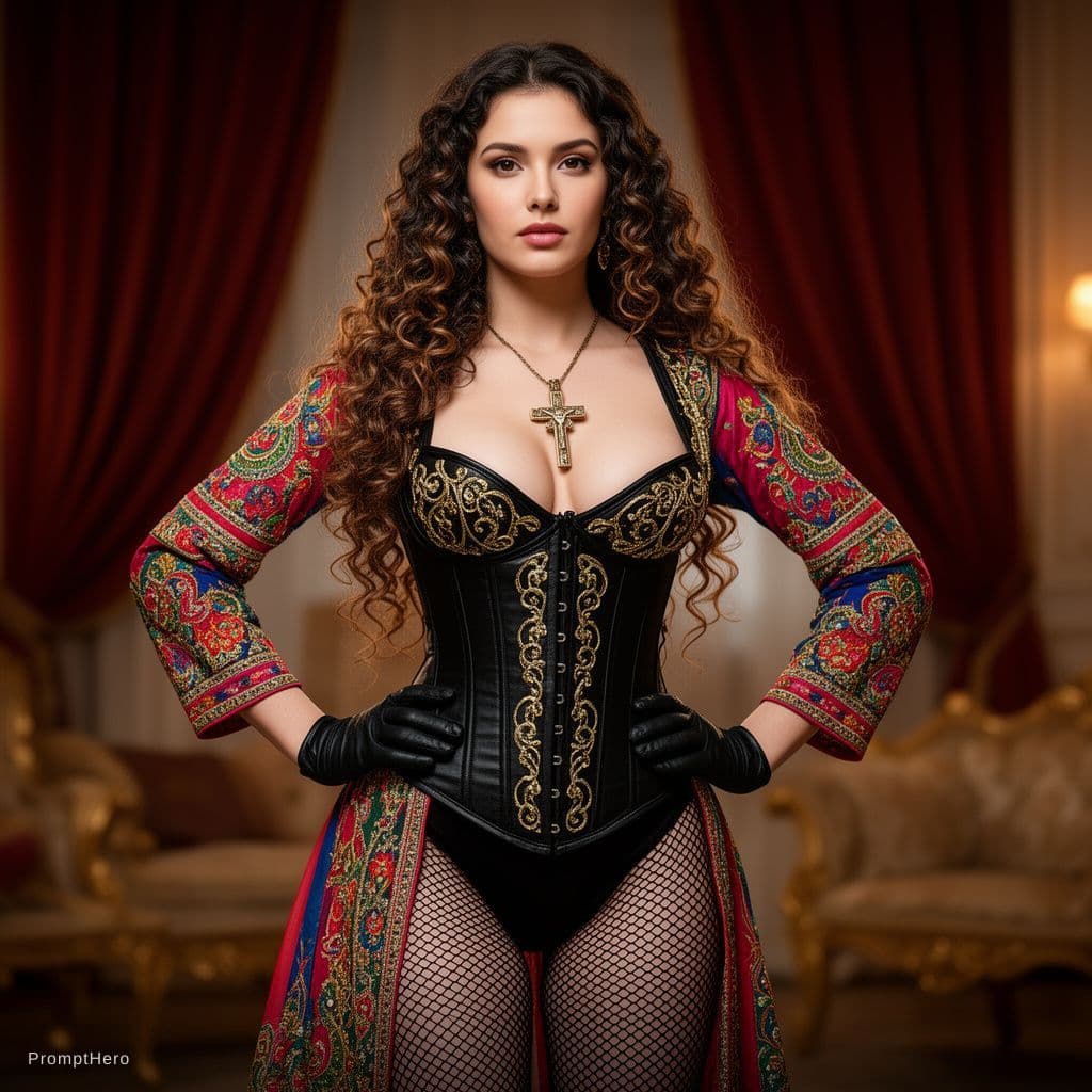 AI generated: (masterpiece, best quality, ultra detailed)
A stunning full-body portrait of an Indian girl with Pu...