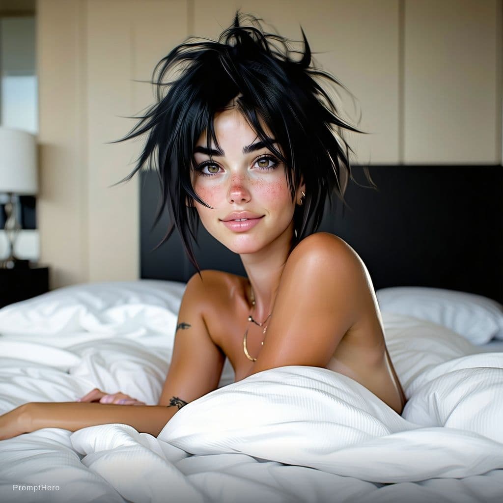 AI generated: photorealistic, hyperrealistic, 1girl, woman, athletic body, toned, fit, olive skin, mediterranean, ...