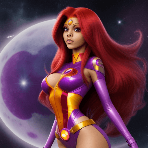 AI generated: starfire
 FROM TEEN TITANS
