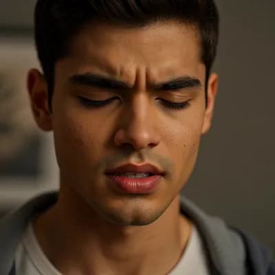 AI generated video: Create a 1-minute emotional and motivational story video about a young man who dreams of changing hi...