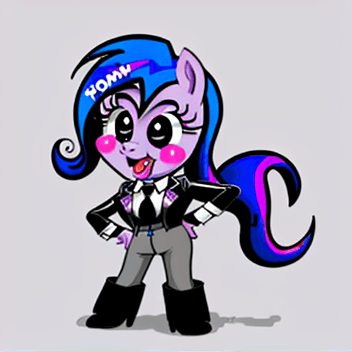 AI generated: mlp fim discord gangnam style