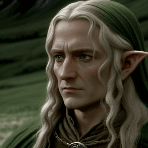 AI generated: close up of the one ring from lord of the rings in cinematic style made in elf style