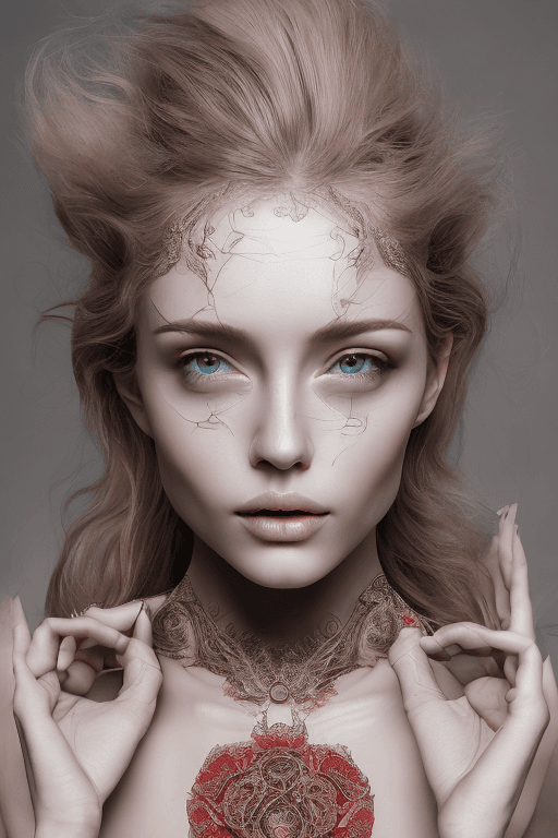 AI generated: nude, portrait, intricate details, realistic fingers, ultra detailed face, beautiful, sexy, gorgeous...
