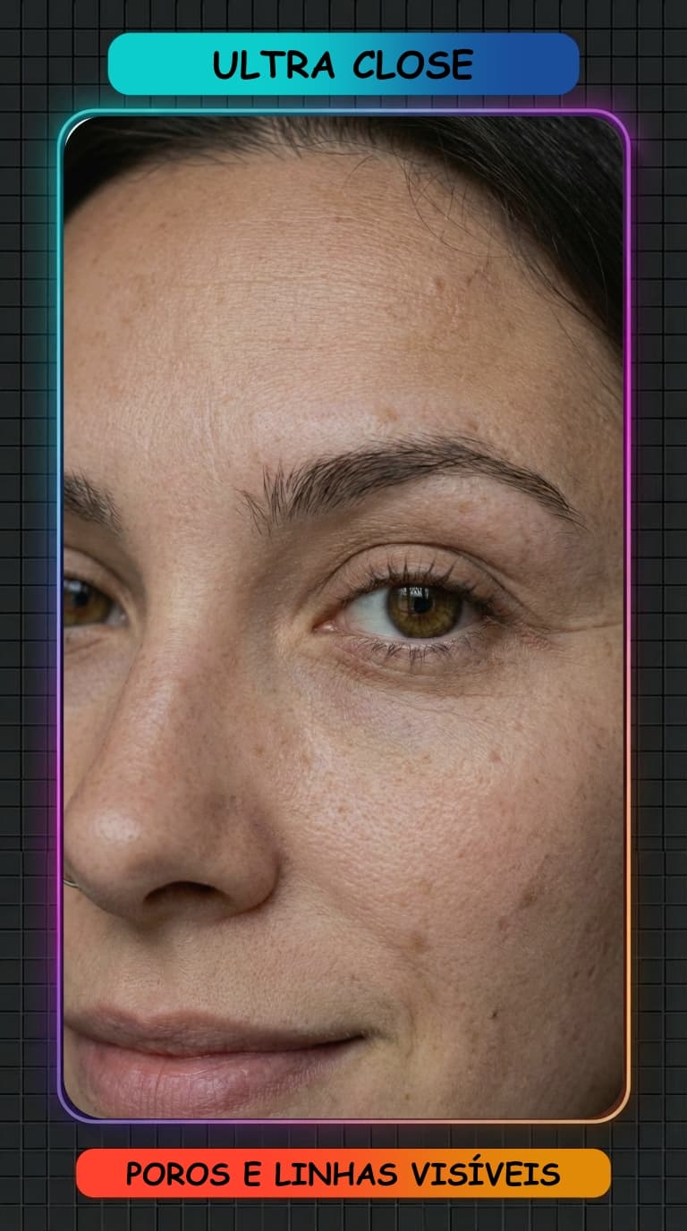 AI generated: Edit the image.
Ultra-close portrait photograph of a real human face, framed tightly on the eyes, fo...