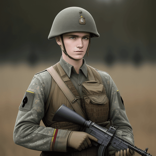 AI generated: realicstic photo of a german soldier