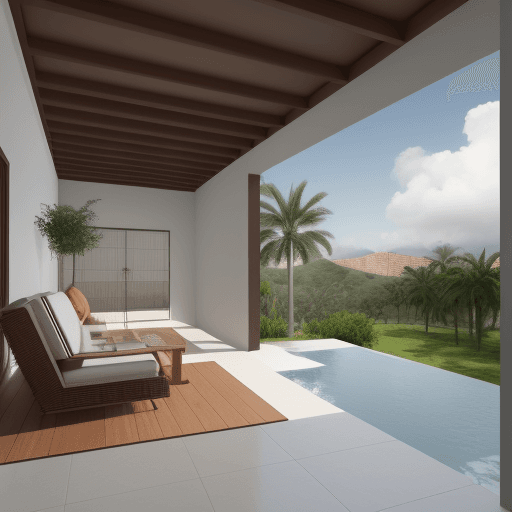 AI generated: render de una casa estilo barroco

