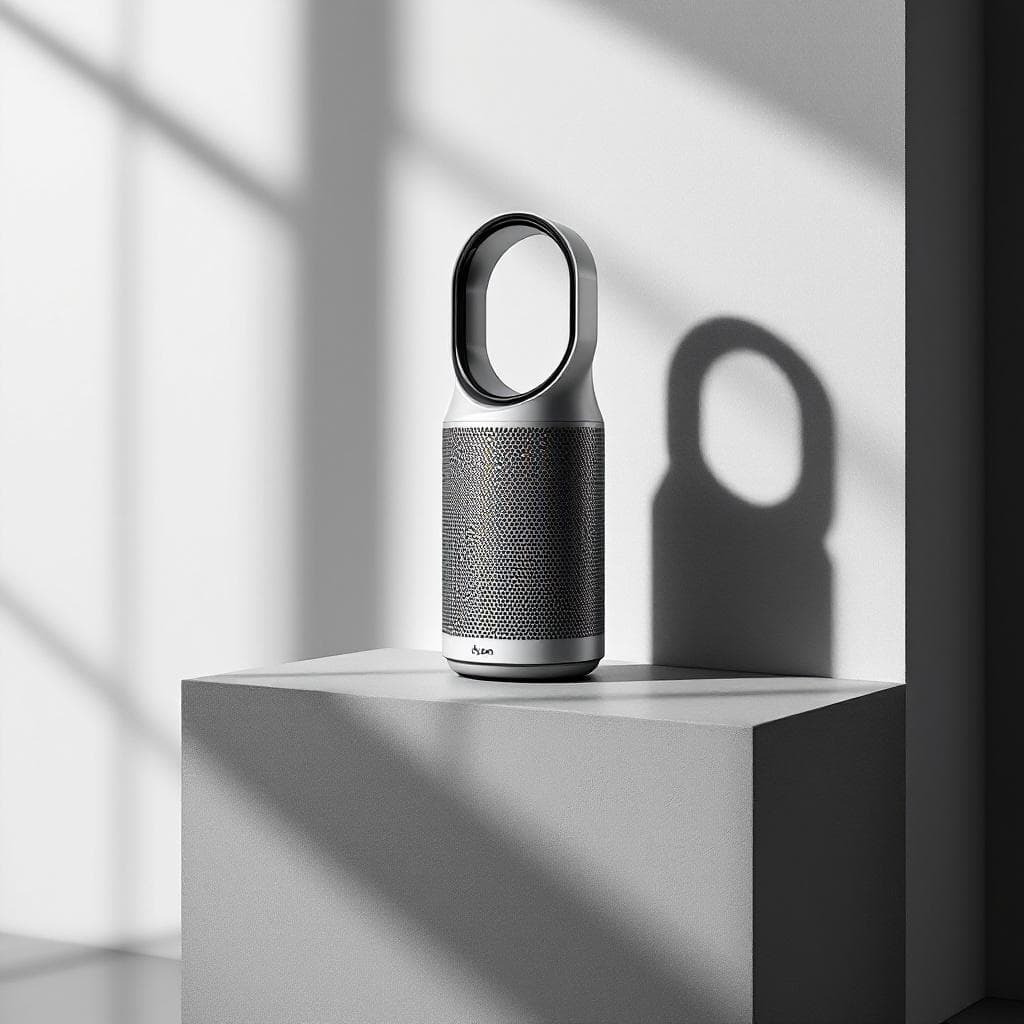 AI generated: productive photography, super resolutions, a  new modern air purifier product presentation, a colabo...