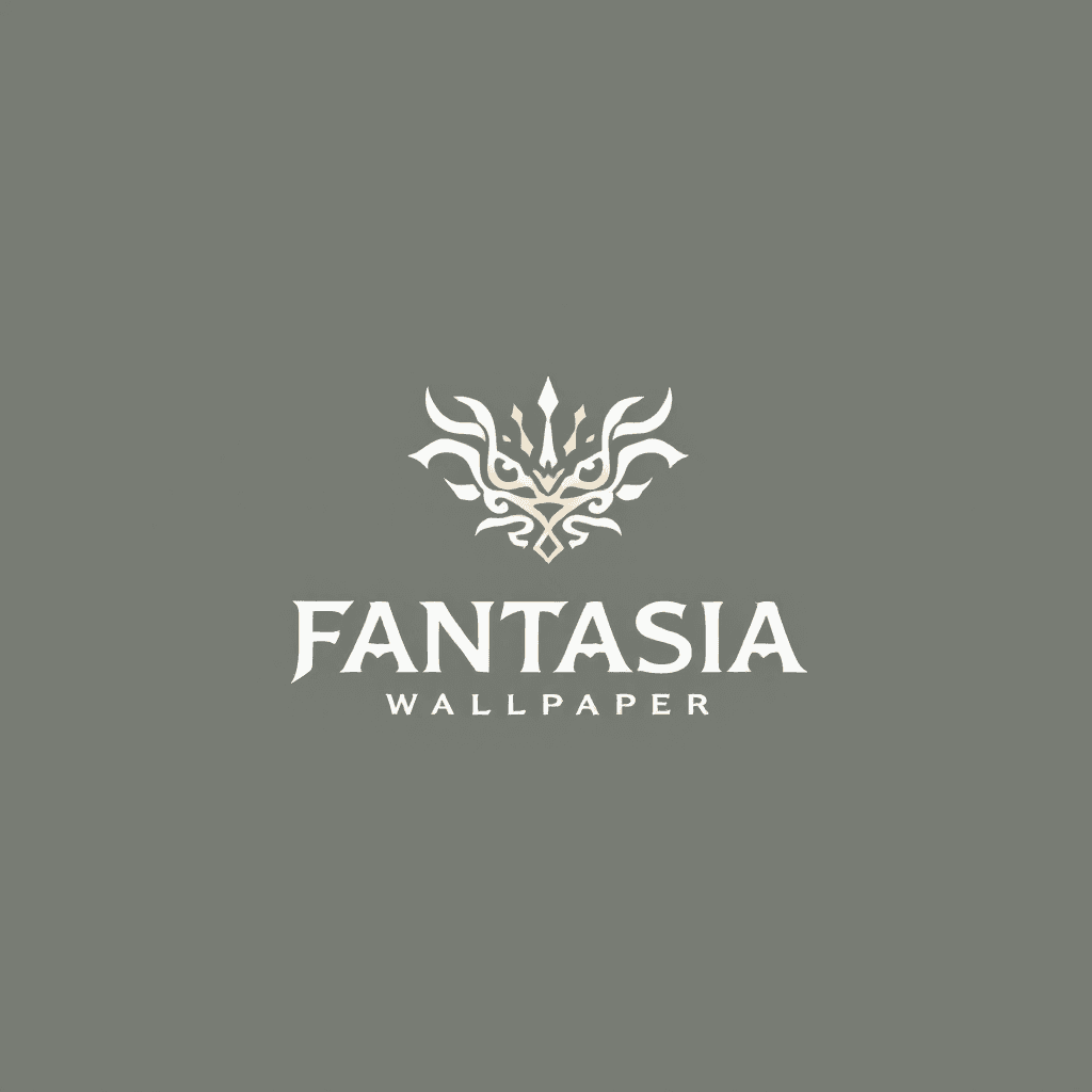 AI generated: Fantasy Logo with font "FANTASIA WALLPAPER"