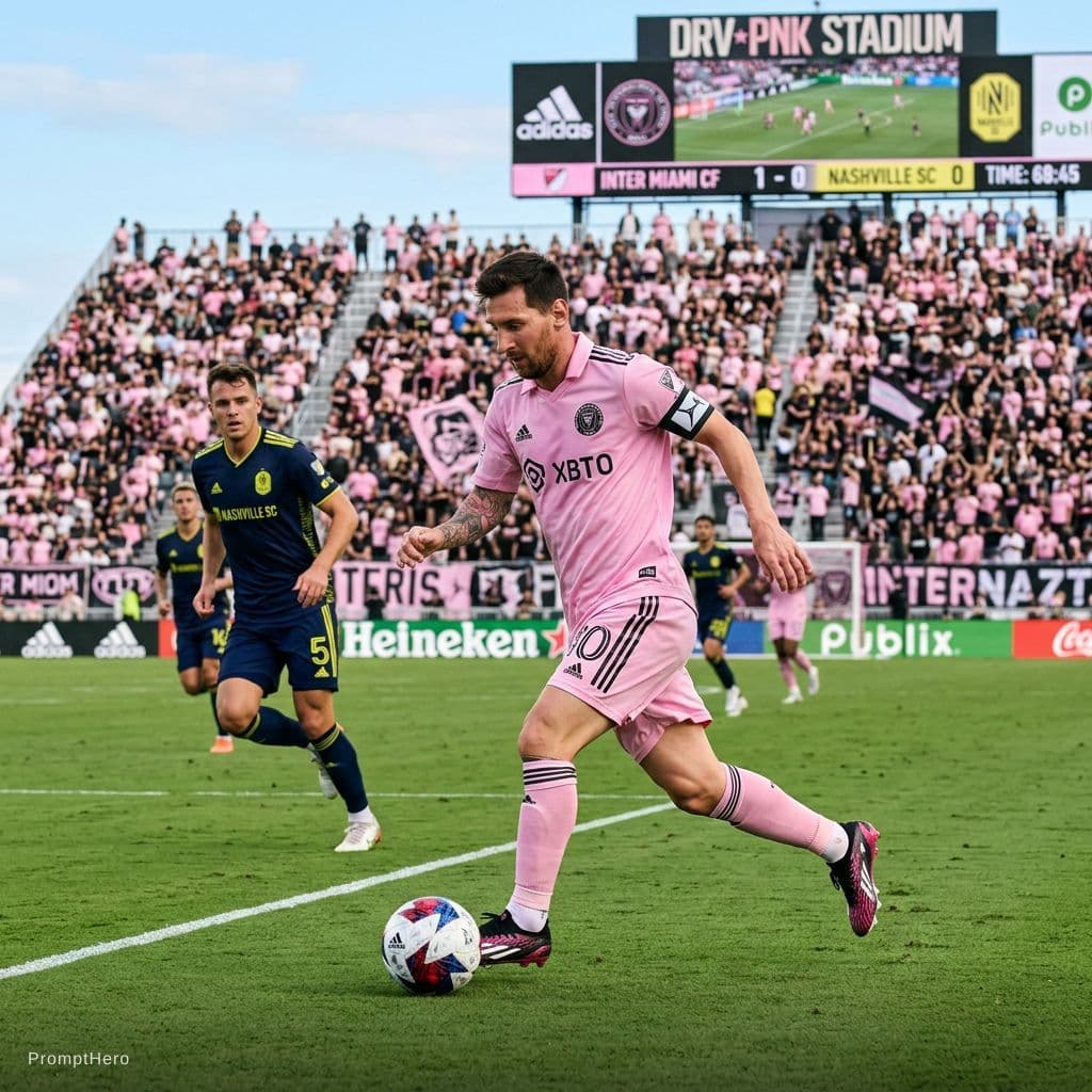 AI generated: el futbolista messi