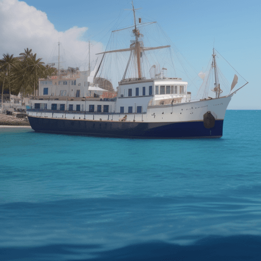 AI generated: un ave en el mar.

