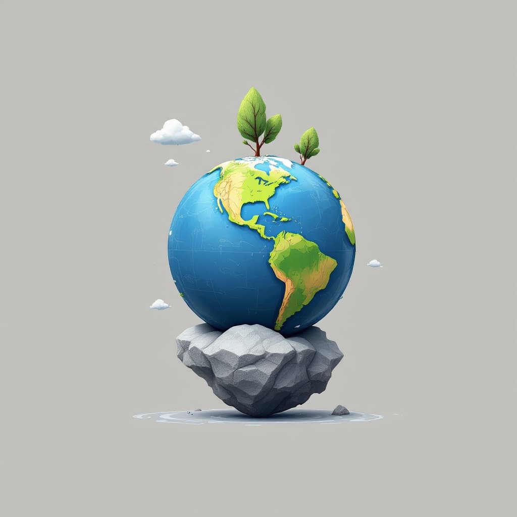 AI generated: Alternative Earth
