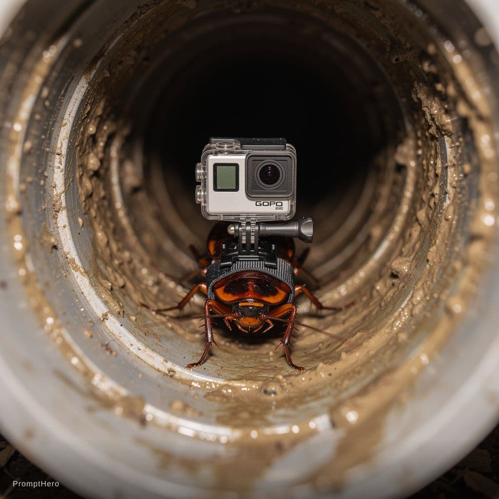 AI generated: IMAGEM 3 — Entrada no encanamento residencial
Fotografia macro ultra-realista, barata entrando em um...