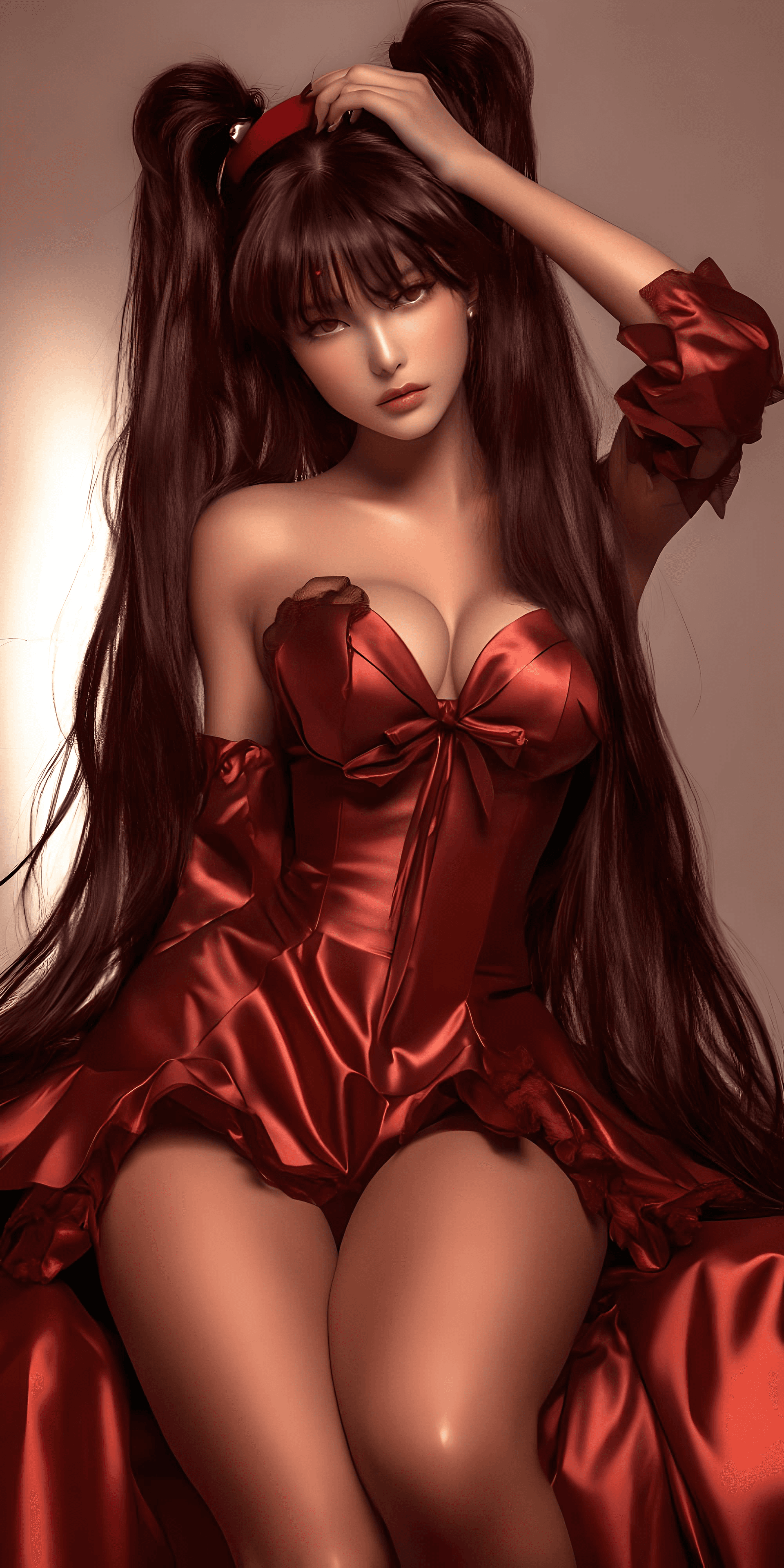 AI generated: Rin Tohsaka,