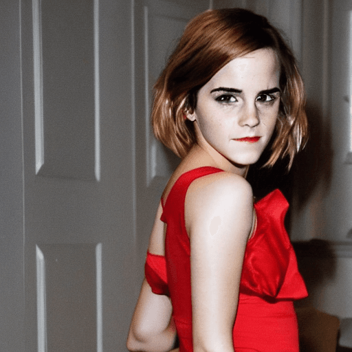 AI generated: Emma watson, panties 