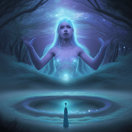 AI generated: Envision a dreamy, surreal landscape that seamlessly blends elements of fantasy and reality. The sce...