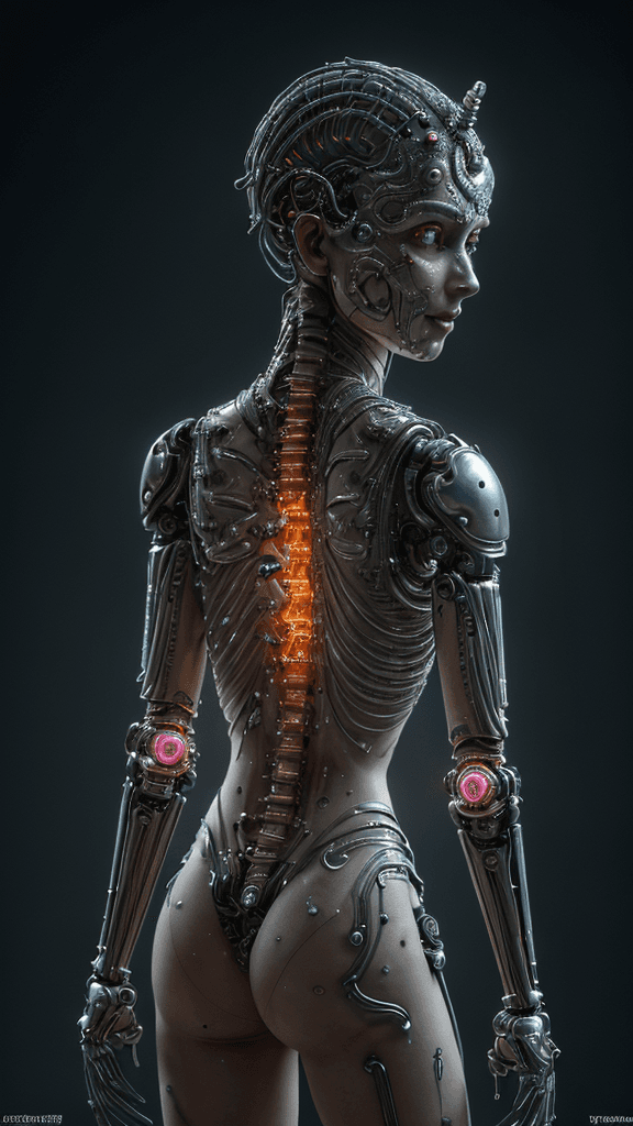 AI generated: "1mechanical girl,ultra realistic details, portrait, global illumination, shadows, octane render, 8k...