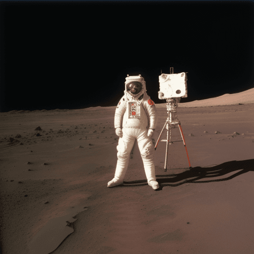 AI generated: Boris Yeltsin on Mars 