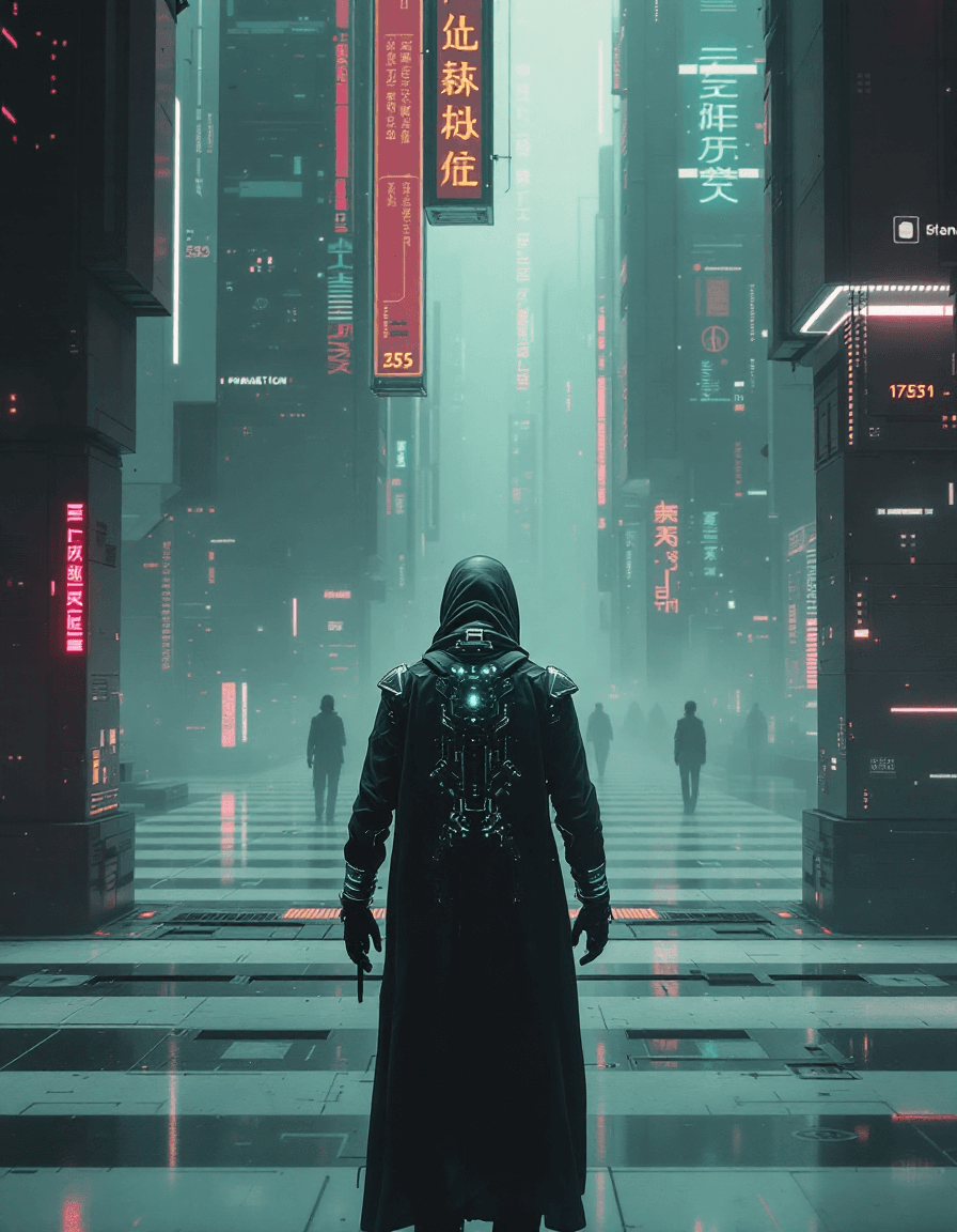 AI generated: A random strange image of a futuristic scenario in the style of Futuristic Grid Aesthetics