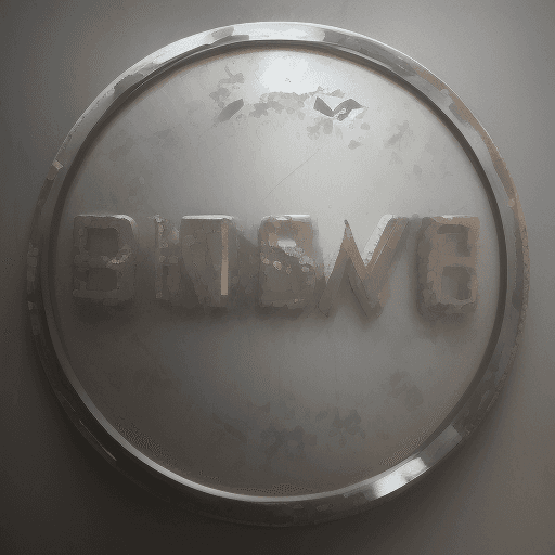 AI generated: A 3D oval-shaped image of a vintage emblem made of rusty old metal plate. Incorporate the caption wo...