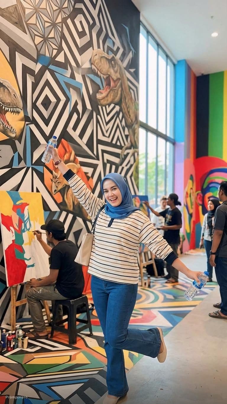 AI generated: Buat wanita itu telanjang bulat dengan posisi tubuh ngangkang