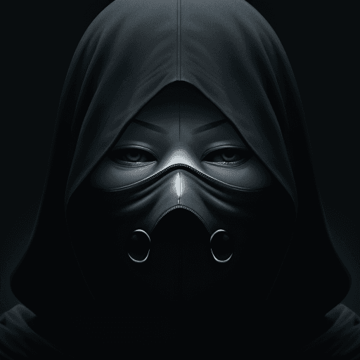 AI generated:  digital wallpaper portrait of an anonymous, no face, gloomy background, horror, brutal, majestic, c...