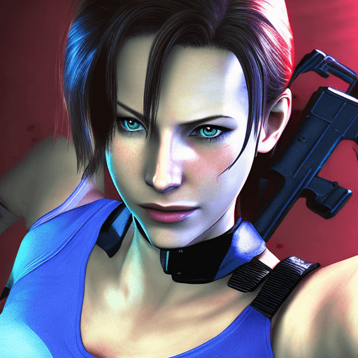 AI generated: Photo of Jill valentine from resident evil 3 remake