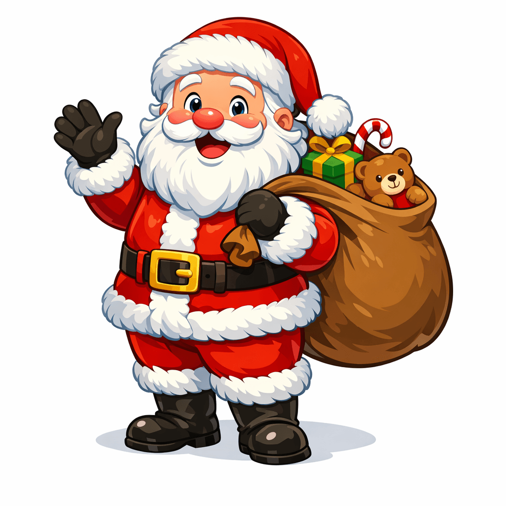 AI generated: Santa clause cartoon image