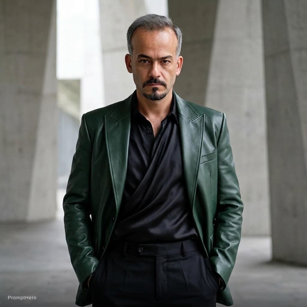 AI generated: fashion editorial photograph, man, shot on a Canon EOS 5D Mark IV --chaos 75 --ar 1:2 --profile rsy6...
