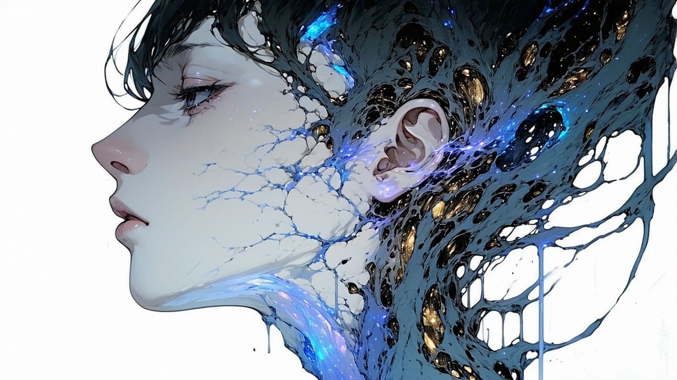 AI generated: The artwork should she evoke a sense of hope and healing, emphasizing her transformation from a tool...