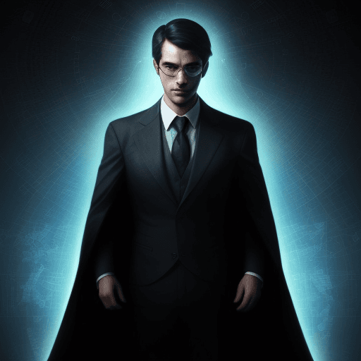 AI generated: MYSTERIOUS AND GREAT MAN WHO IS GOING TO COMMUNICATE AN IDEA THAT WILL CHANGE THE WORLD.