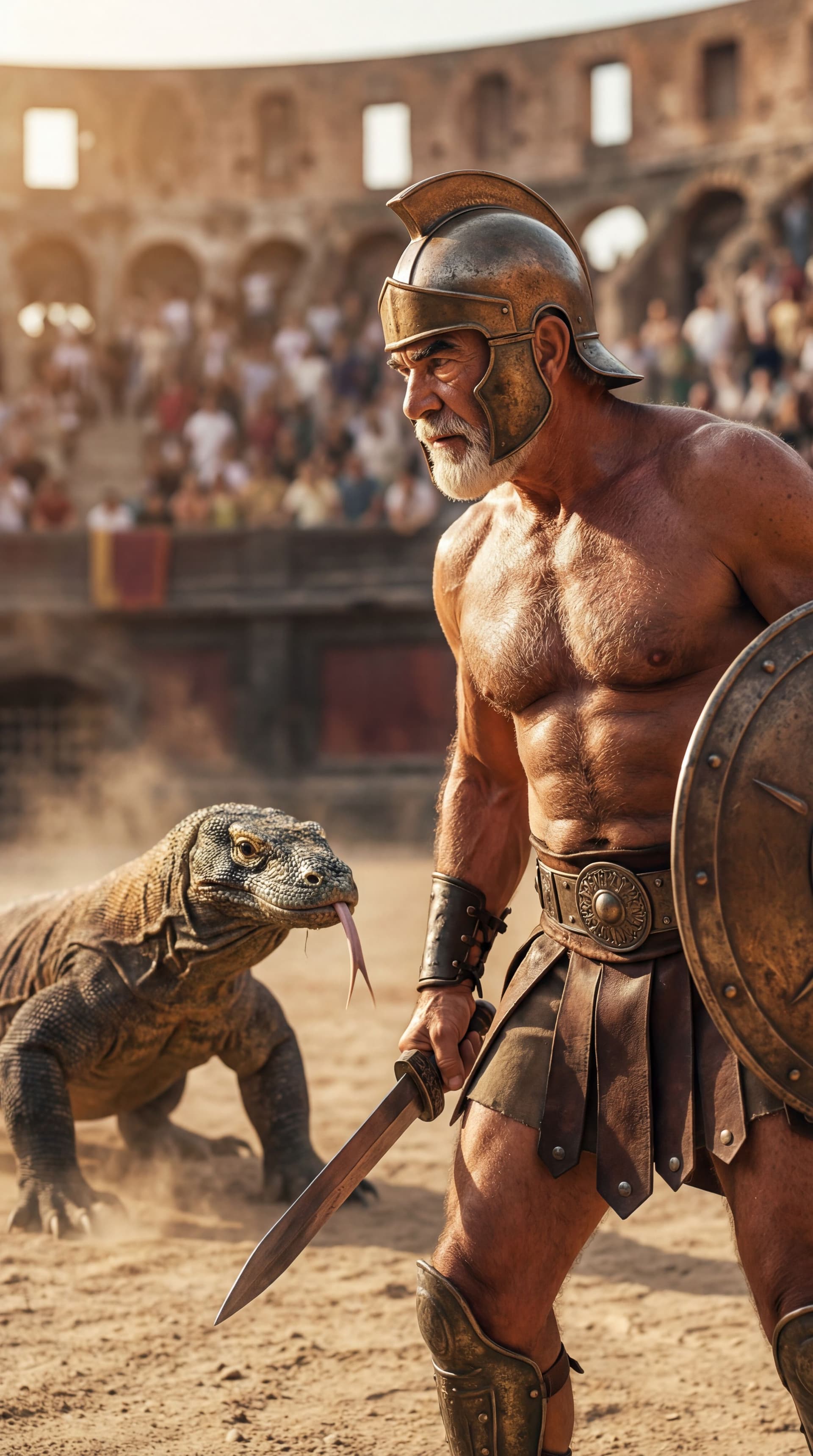 AI generated: ULTRA-REALISTIC CINEMATIC ACTION PHOTOGRAPH (vertical poster 9:16).
Looks like a real professional f...