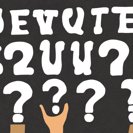 AI generated: question marks